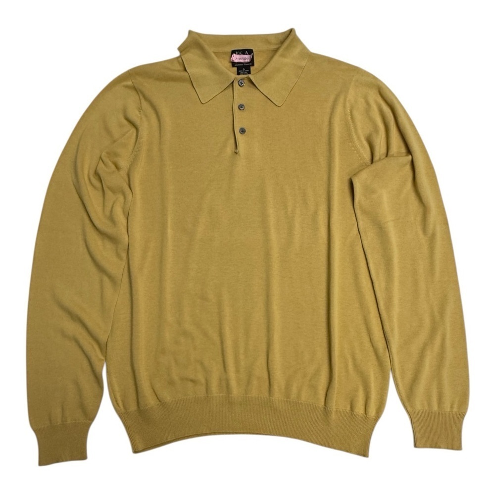 Jos A. Bank Signature Collection Silk Sweater Shirt Size S
